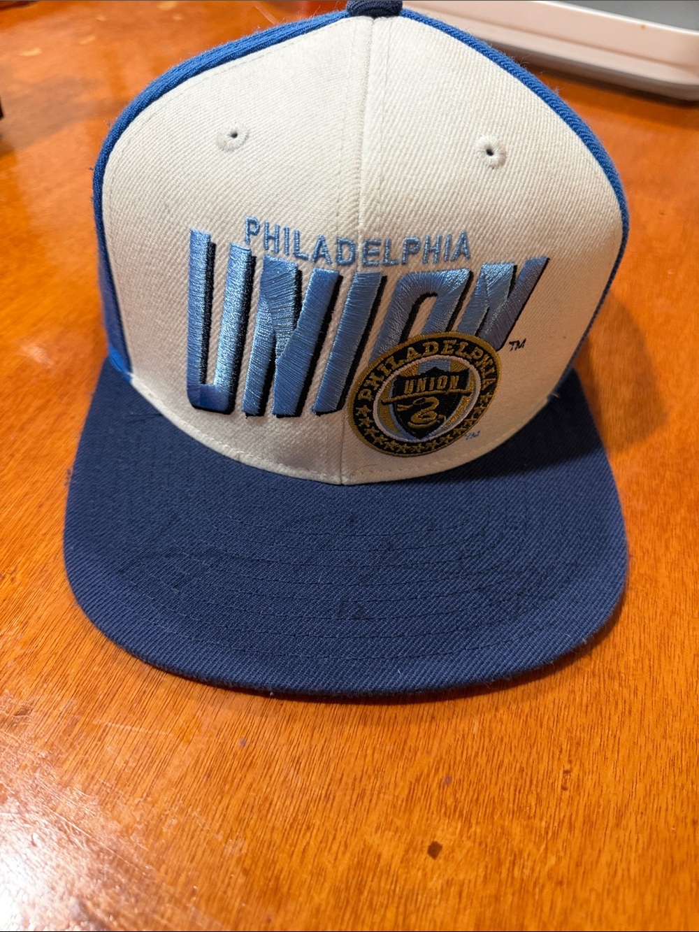 adidas Philadelphia Union Snapback Hat - White & Blue
